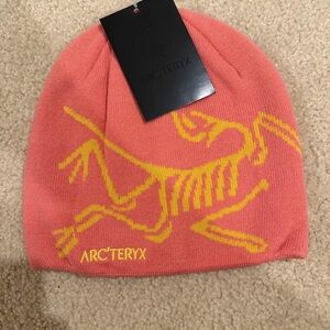 Arc'teryx Pink and Yellow Beanie